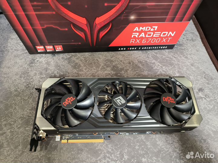 Видеокарта RX 6700 XT 12 Gb PowerColor Red Devil