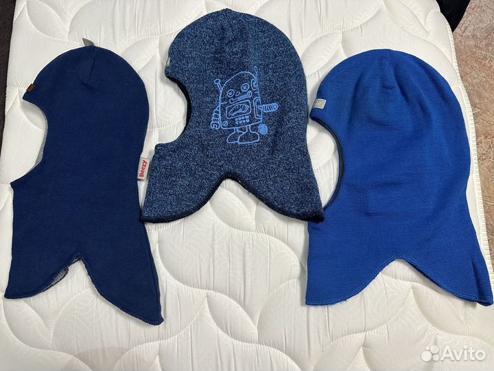Шапка шлем для мальчика деми