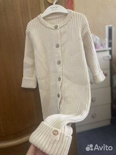 Комбенизон вязаный happy baby 80-86