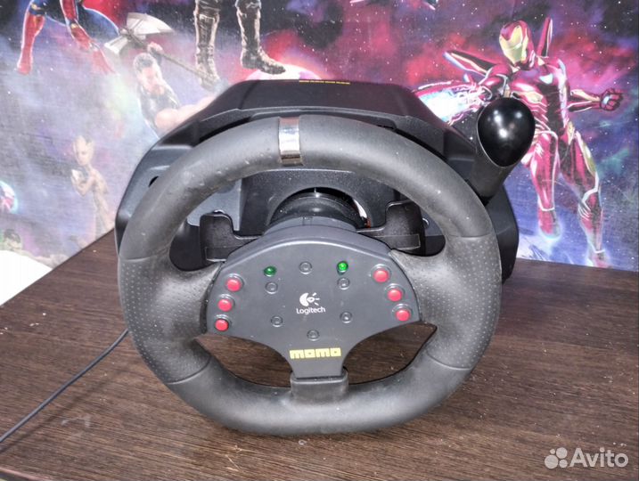 Игровой руль logitech momo racing