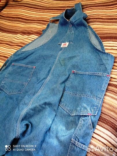 Джинсовый комбинезон Round house мужской огромный