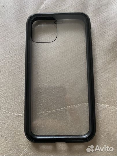 Чехол на iPhone 11 pro прозрачный магнитный