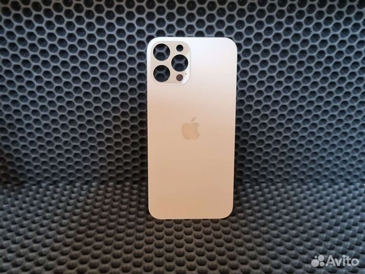 Заднее стекло iPhone 12 Pro Max золотое