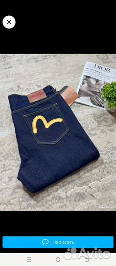 Джинсы evisu 3xl
