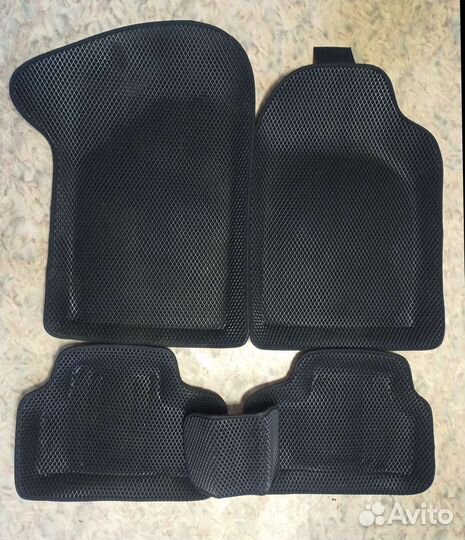 3D коврики EVA с бортами boratex для ваз-2114