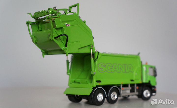 1/50 мусоровоз Scania коммунальная машина Tekno