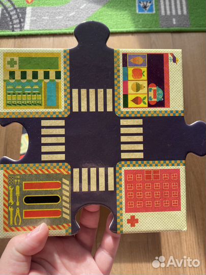 Djeco пазл дорога гигант