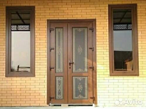 Пластиковая дверь 120х210 36