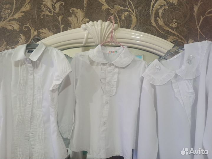 Блузка школьные 130-140 см