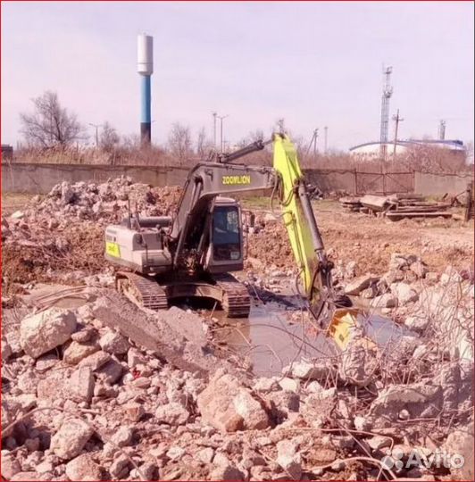 Аренда, услуги гусеничного экскаватора 1м3 - 2.5м3