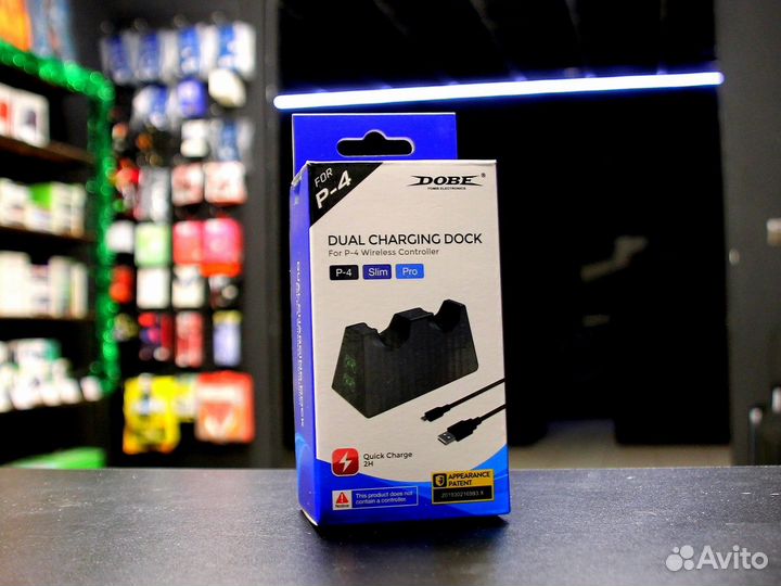 Dobe Зарядная станция для геймпадов Sony Dualshock