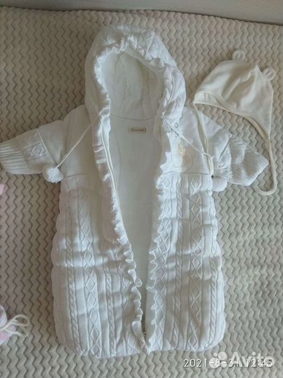 Зимний конверт на выписку и прогулок