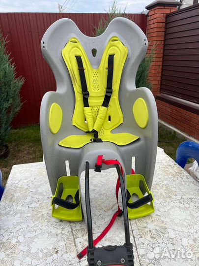 Детское велокресло на багажник Декатлон
