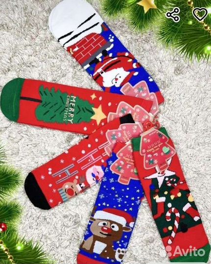 Новогодние носки