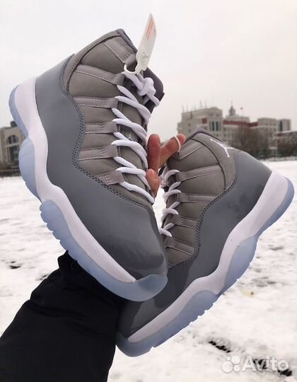 Мужские кроссовки Air Jordan 11 Retro Grey