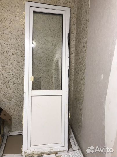 Дверь балконная пвх бу