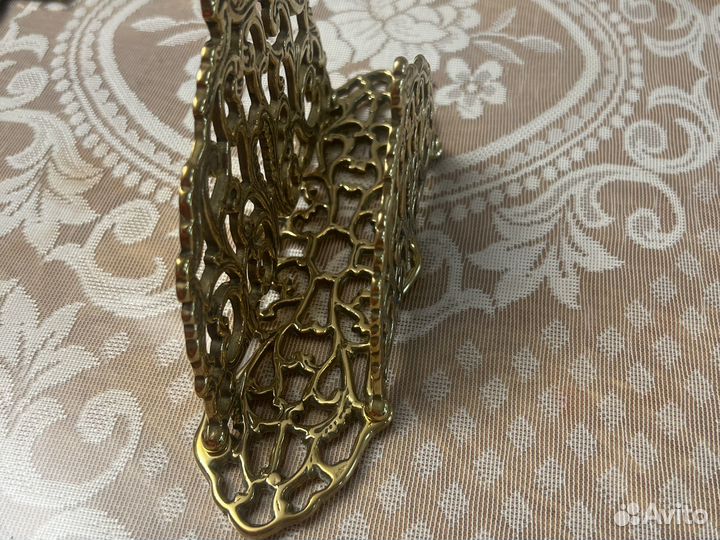 Салфетница из латуни