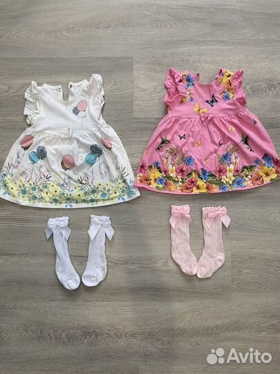 Платье для девочки 74-80, 80-86