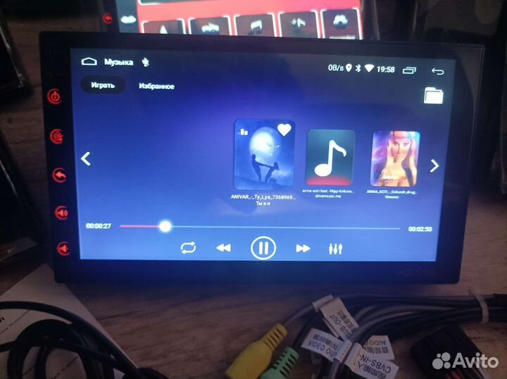 Магнитола 2din Android 7дюйм 2гб оперативной