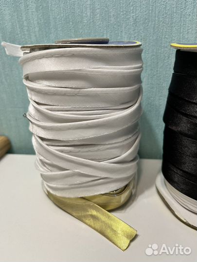 Косая бейка атласная