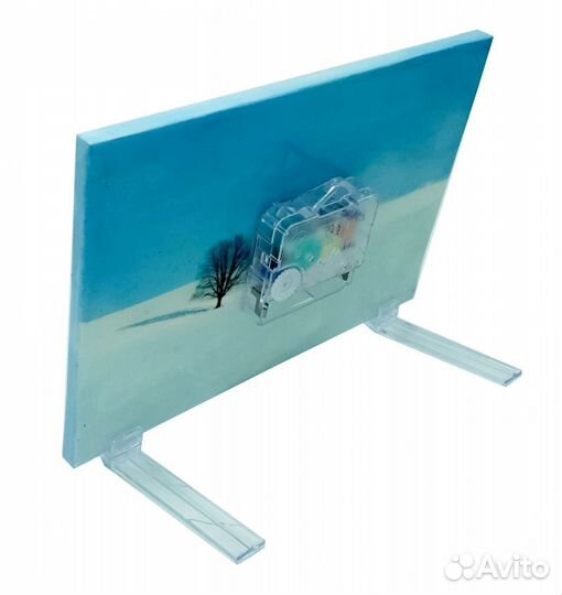 Декоративные часы прогулка по снегу