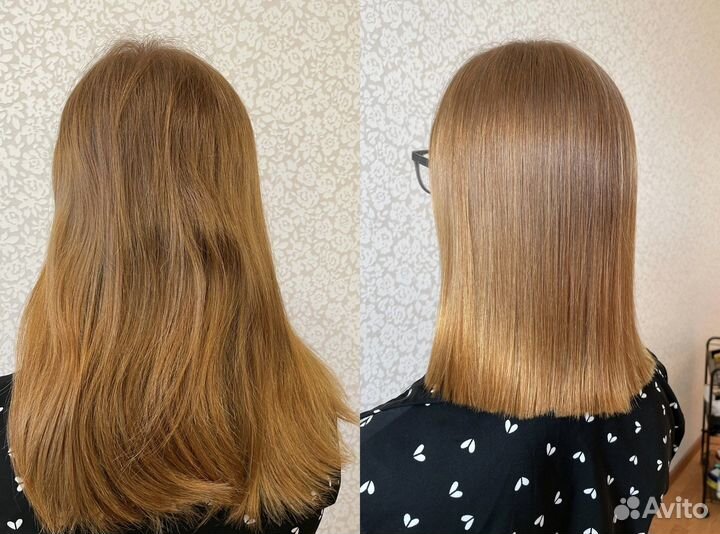 Ботокс, нанопластика, кератин, полировка волос