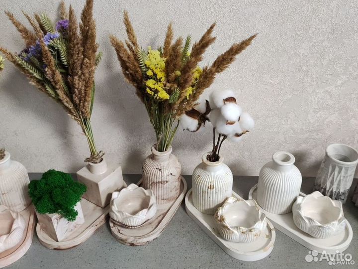 Набор из гипса, ручная работа