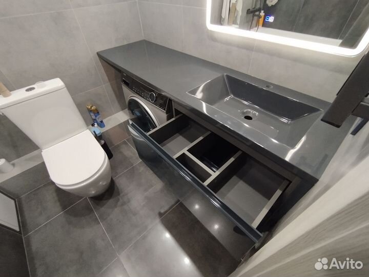 Столешница раковина тумба для ванной комнаты