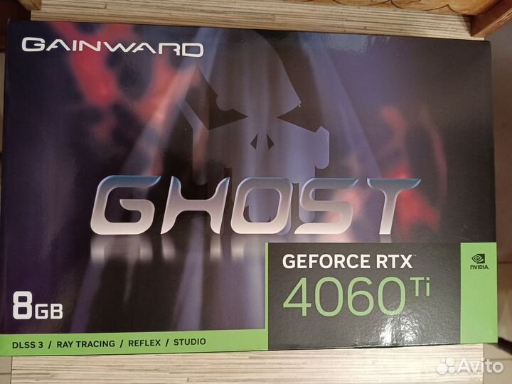 Новая Gainward(Palit) GeForce RTX 4060Ti Ghost 8GB