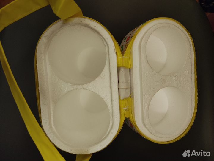 Контейнер для двух бутылочек, трёхслойный