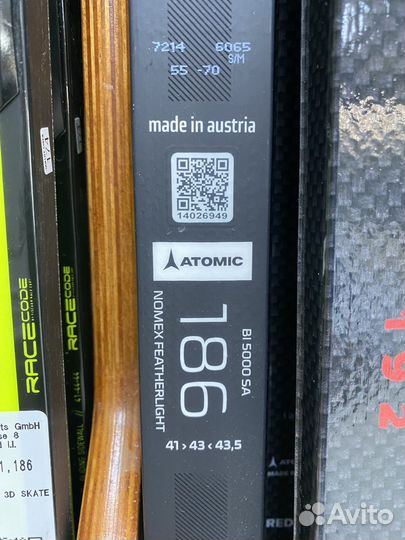 Беговые лыжи Atomic redster s9 s/m red/black/white