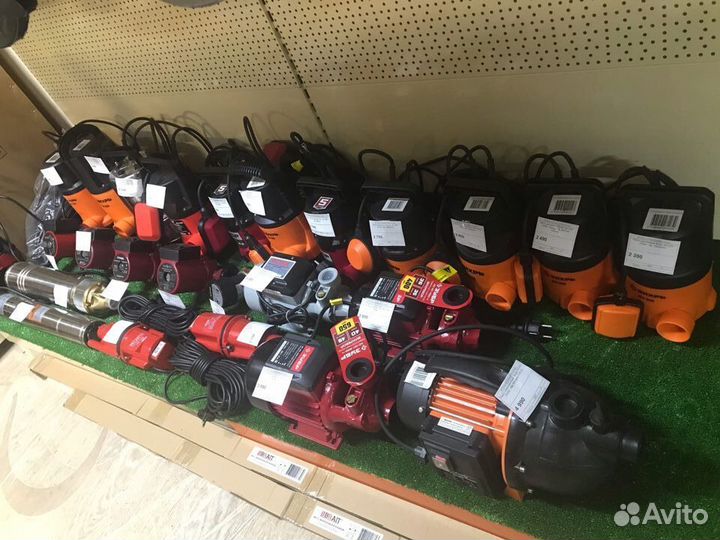 Дренажные, скважинные, поверхностные насосы