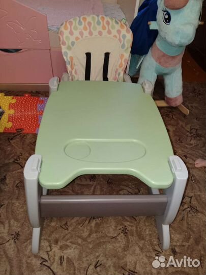 Стульчик для кормления babyton 2 в 1 трансформер