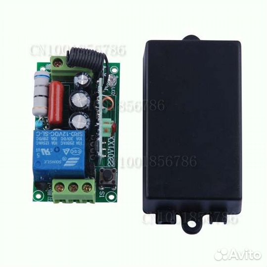 Комплект из 4-х реле 315/433 мГц и 2 пульта ду