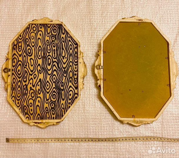 Настенное панно старинные парные горельефы