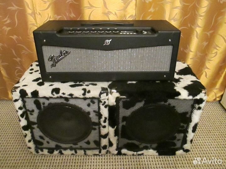 Усилитель Fender Mustang V + Yerasov bull 112L (2)