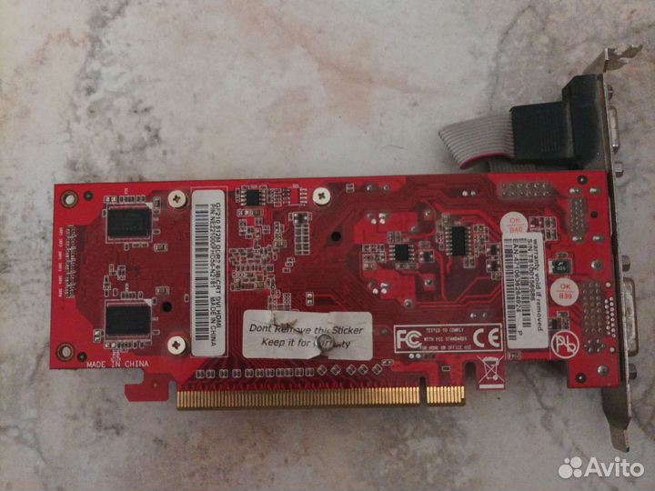 Видеокарта 512M DDR2