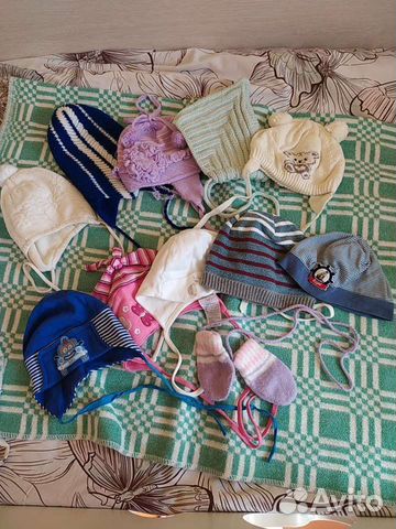 Детские шапки до года