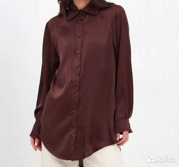 Шелковая рубашка женская