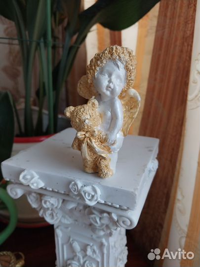 Ангелы статуэтки, подсвечник