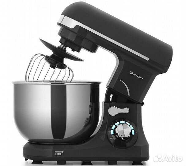 Миксер стационарный Kitfort KT-1337-2 600Вт черный