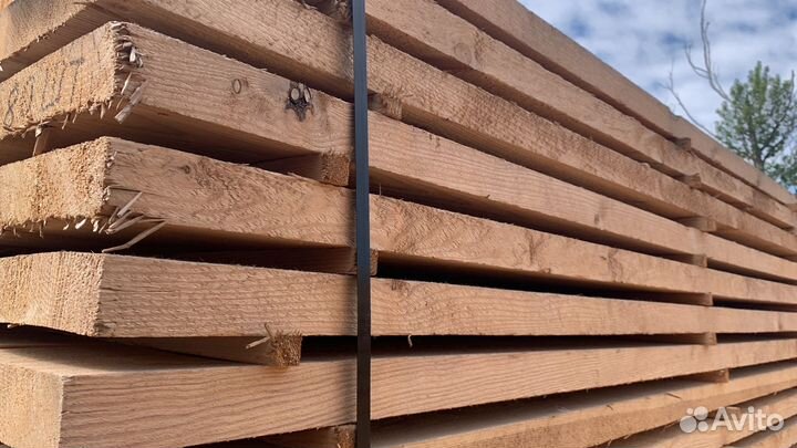 Доска обрезная хвоя 25x100x6000