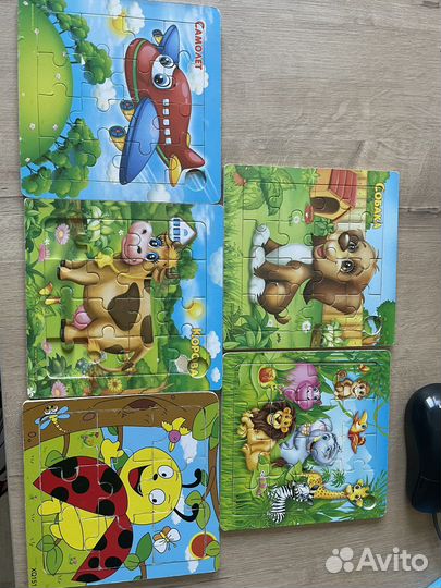 Деревянные пазлы