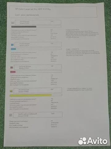 HP мфу лазерное Color LaserJet Pro MFP M177fw