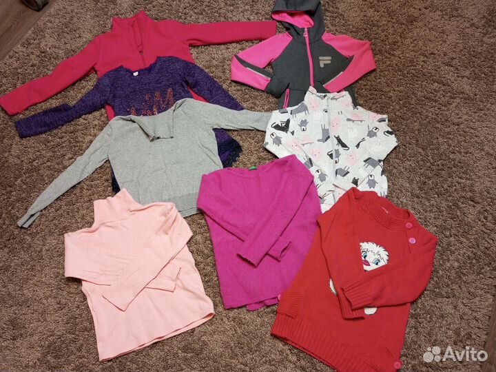 Одежда пакетом на девочку рост 128-130