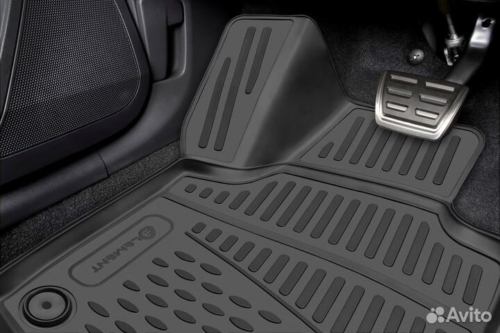 Коврики 3D в салон Renault Duster 2WD 2011-2015, 4 шт / Рено Дастер