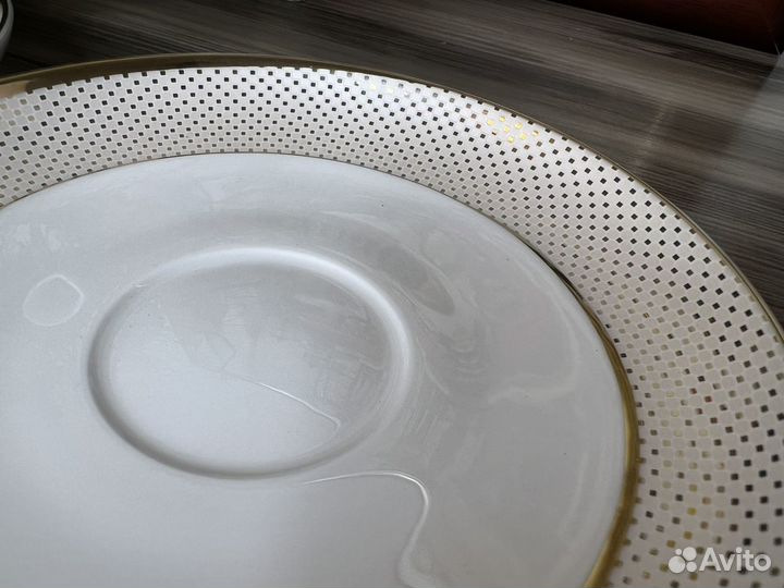 Чайные чашки набор «Винтаж» Костяной фарфор