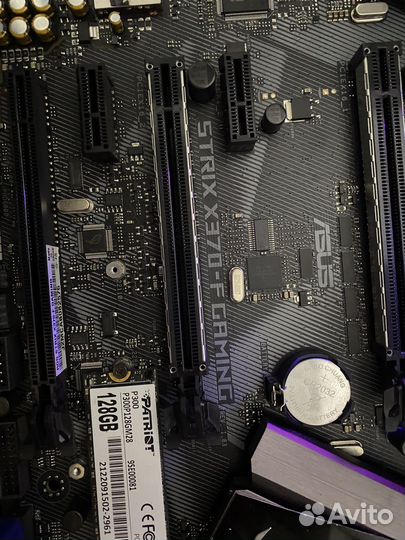 Материнская плата asus strix x370 -F gaming