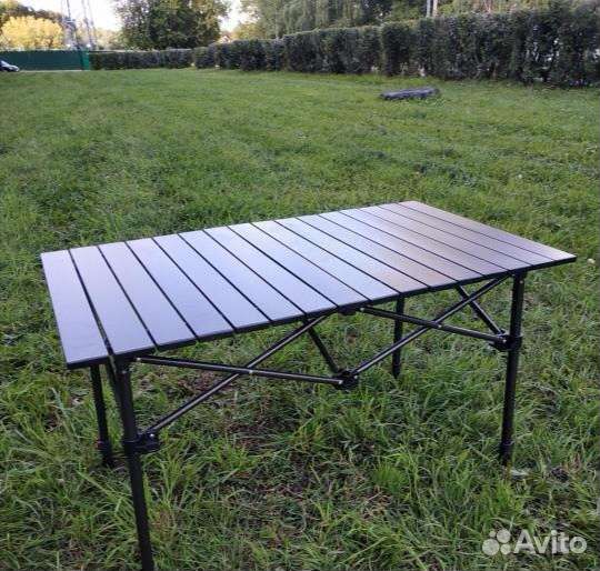 Стол алюминиевый реечный складной для рыбалки