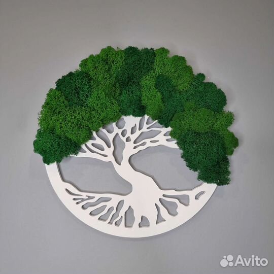 Панно из стабилизированного мха